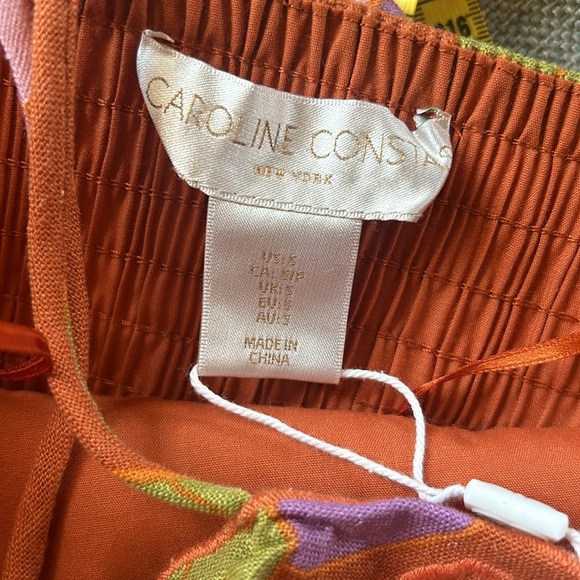 Caroline Constas Floral Halter Dress Size S - Picture 9 of 16